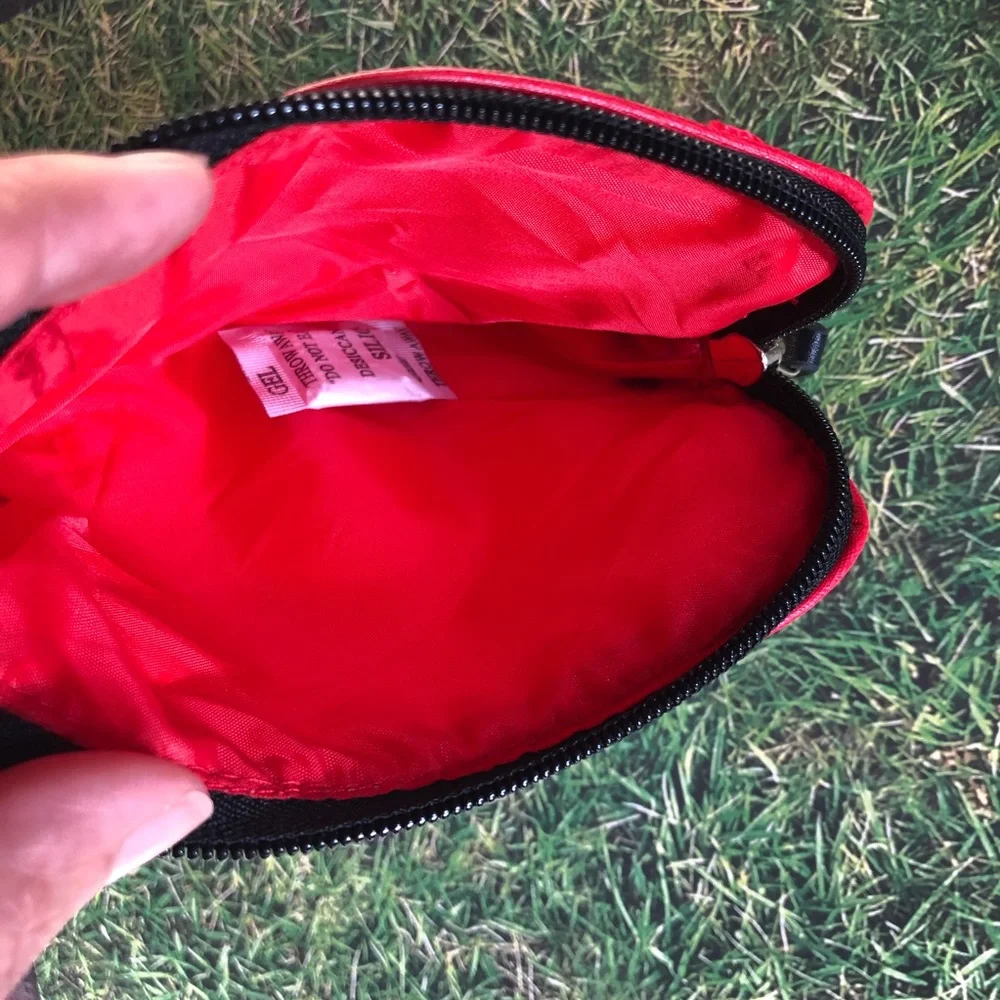 Shiseido Ginza Tokyo Red Makeup Bag with .33 oz Ultimune Deluxe Sample Included